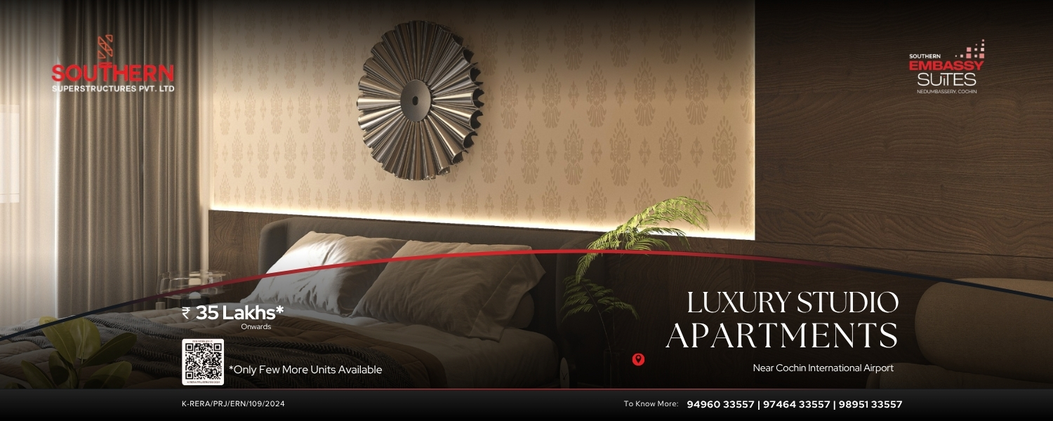 Luxury Studio Apartments near Cochin International Aiport