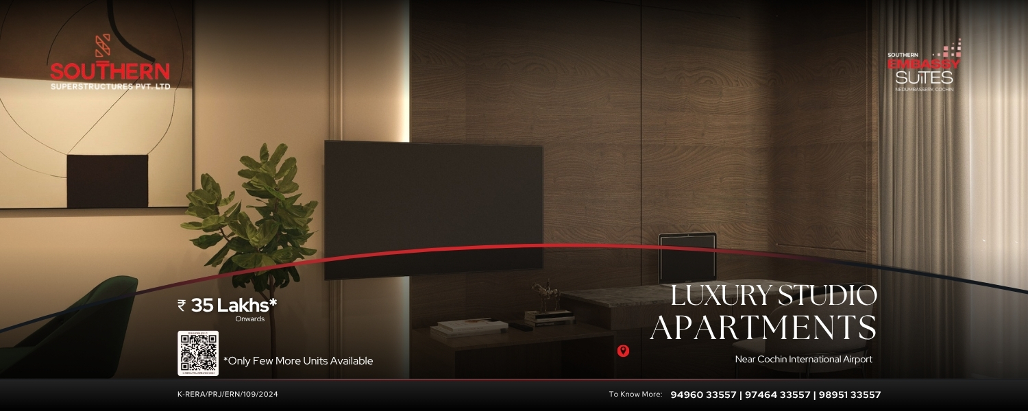 Luxury Studio Apartments near Cochin International Aiport